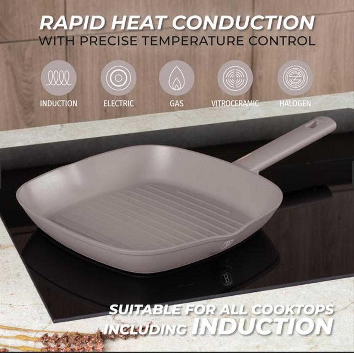 Pfannenset 3-Tlg, Taupe - Basics, Metall