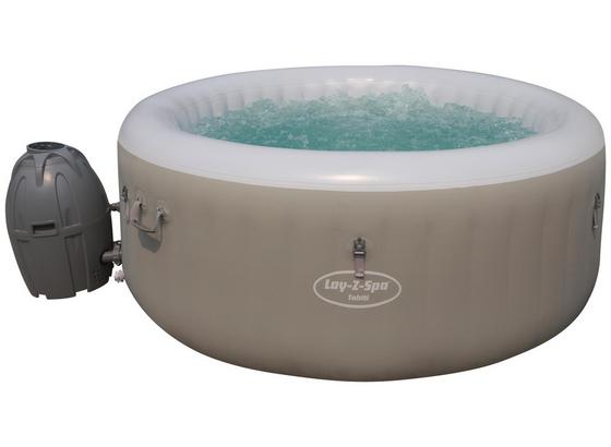 Whirlpool Aufblasbar Lay-Z-Spa Tahiti Airjet Ø 180 X H 66 cm - Grau, MODERN, Kunststoff/Metall (180/66cm) - Bestway