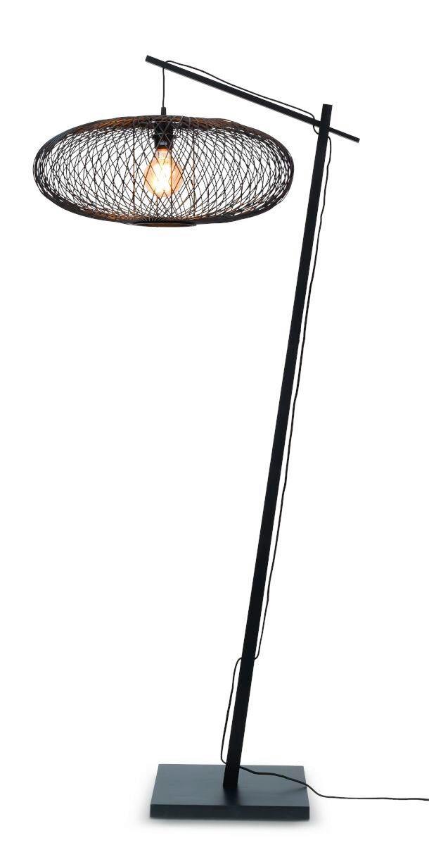 Stehleuchte Cango/F/Ad/B/6025/B - Schwarz, Trend (176/60/80cm) - Good & Mojo