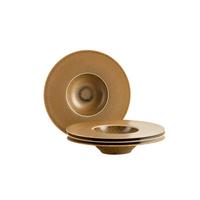 Tellerset Grumpy 4--Teilig. Rund B: 25 Cm - Cognac, Basics, Keramik (25cm) - Mäser