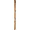 Garderobenpaneel Eiche Dekor Mit 3 Haken B: 12 cm - Hellbraun/Erlefarben, MODERN, Holzwerkstoff (12/175/2,8cm)