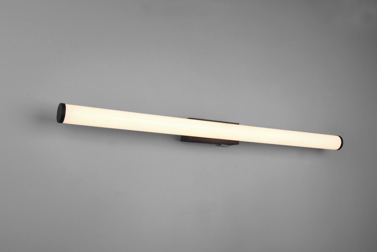 Led Bad-Wandleuchte Mattimo Ip44 Warmweiß/Tageslichtweiß - Schwarz/Weiß, Basics, Kunststoff/Metall (80/5,5cm) - Trio Leuchten