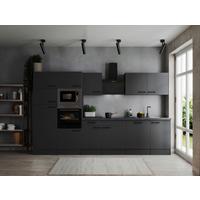 Küchenblock Oliver Dunkelgrau B: 340 cm - Dunkelgrau/Grau, Design, Holzwerkstoff (340cm) - Respekta