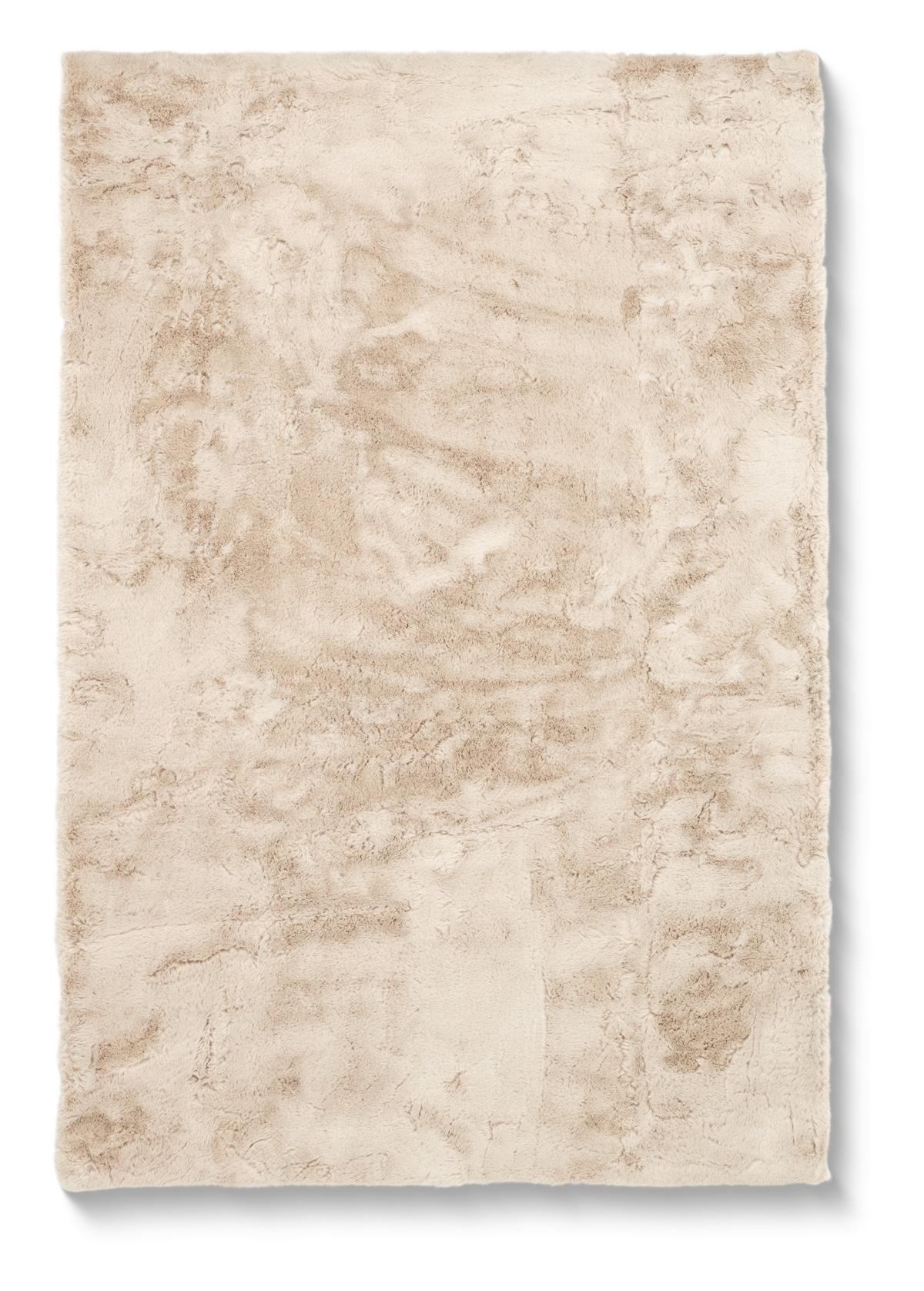 Fellteppich Gizmo - Beige, MODERN, Textil (100/150cm) - Luca Bessoni
