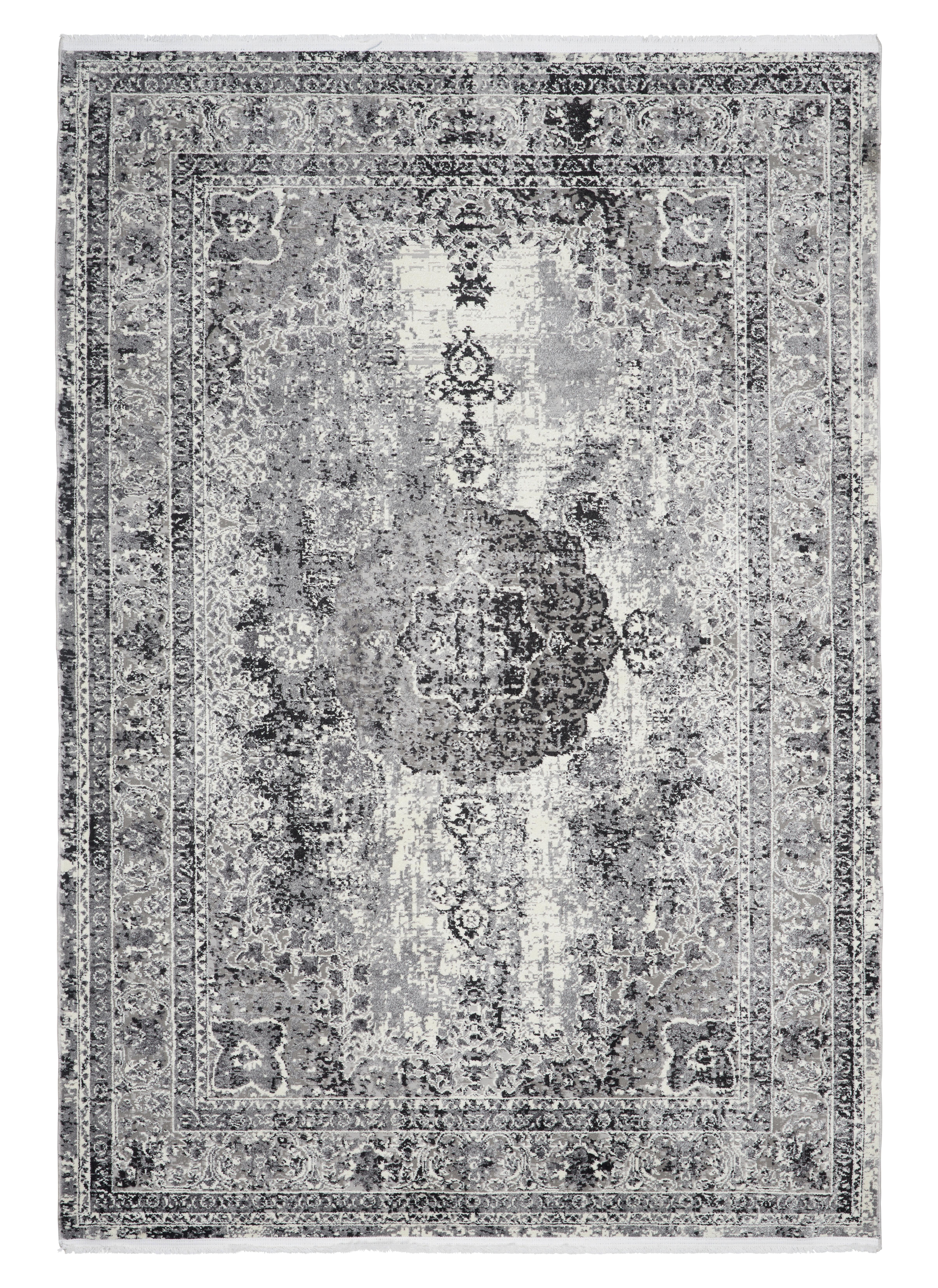 Tkaný Koberec Marcus 3, 160/230cm - krémová/svetlosivá, textil (160/230cm) - Modern Living