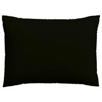 Kissenbezug Knitted 70x90 cm Jersey Schwarz - Schwarz, Basics, Textil (70/90cm) - Schlafgut