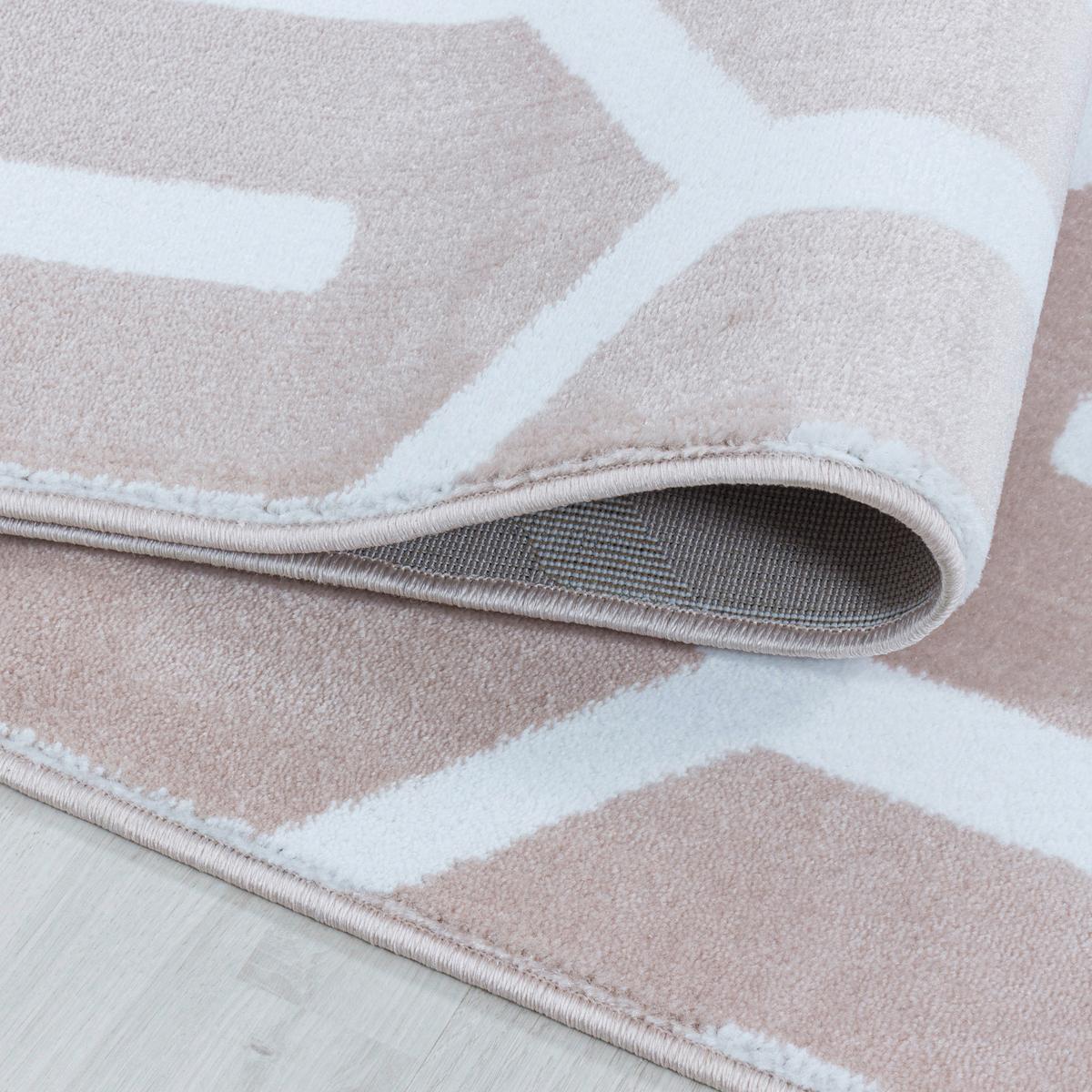 Webteppich Pink Naturfaser Costa 200x290 Cm - Pink, Design, Textil (200/290cm)