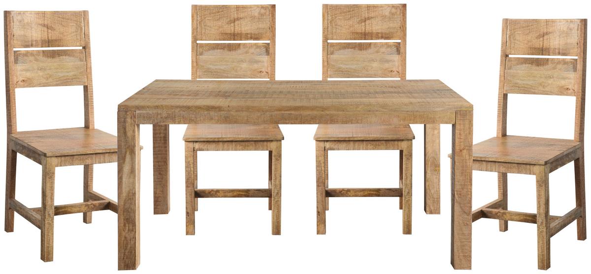 Jídelní stůl EVEREST 160x90cm - přírodní barvy, Natur, dřevo (160/75/90cm)