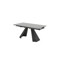 Esstisch Mitch - Hellgrau/Schwarz, MODERN, Keramik/Metall (160-240/90/76cm) - MID.YOU