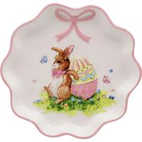 Dessertteller Wendy - Pink/Braun, KONVENTIONELL, Keramik (20/19cm) - Luca Bessoni