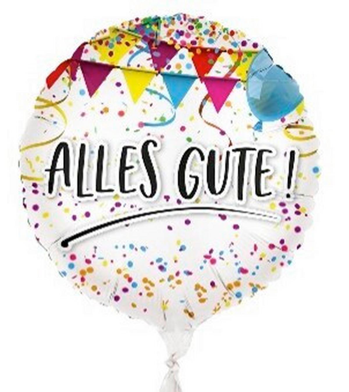 LUFTBALLON MINI-FOLIENBALLON "SPRÜCHE" - Trend, Kunststoff (18-23cm)