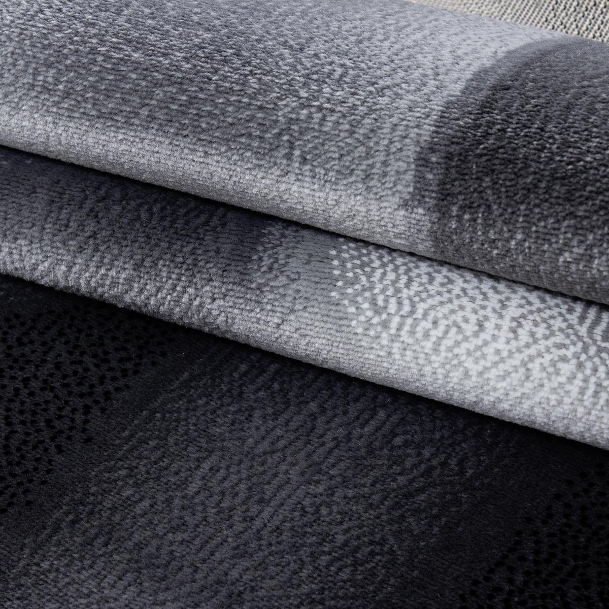 Webteppich Schwarz Naturfaser Plus Black 200x290 cm - Schwarz, KONVENTIONELL, Textil (200/290cm) - Novel