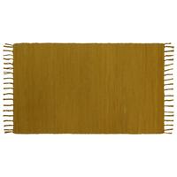 Handwebteppich Annika - Senfgelb, MODERN, Textil (70/120cm) - James Wood