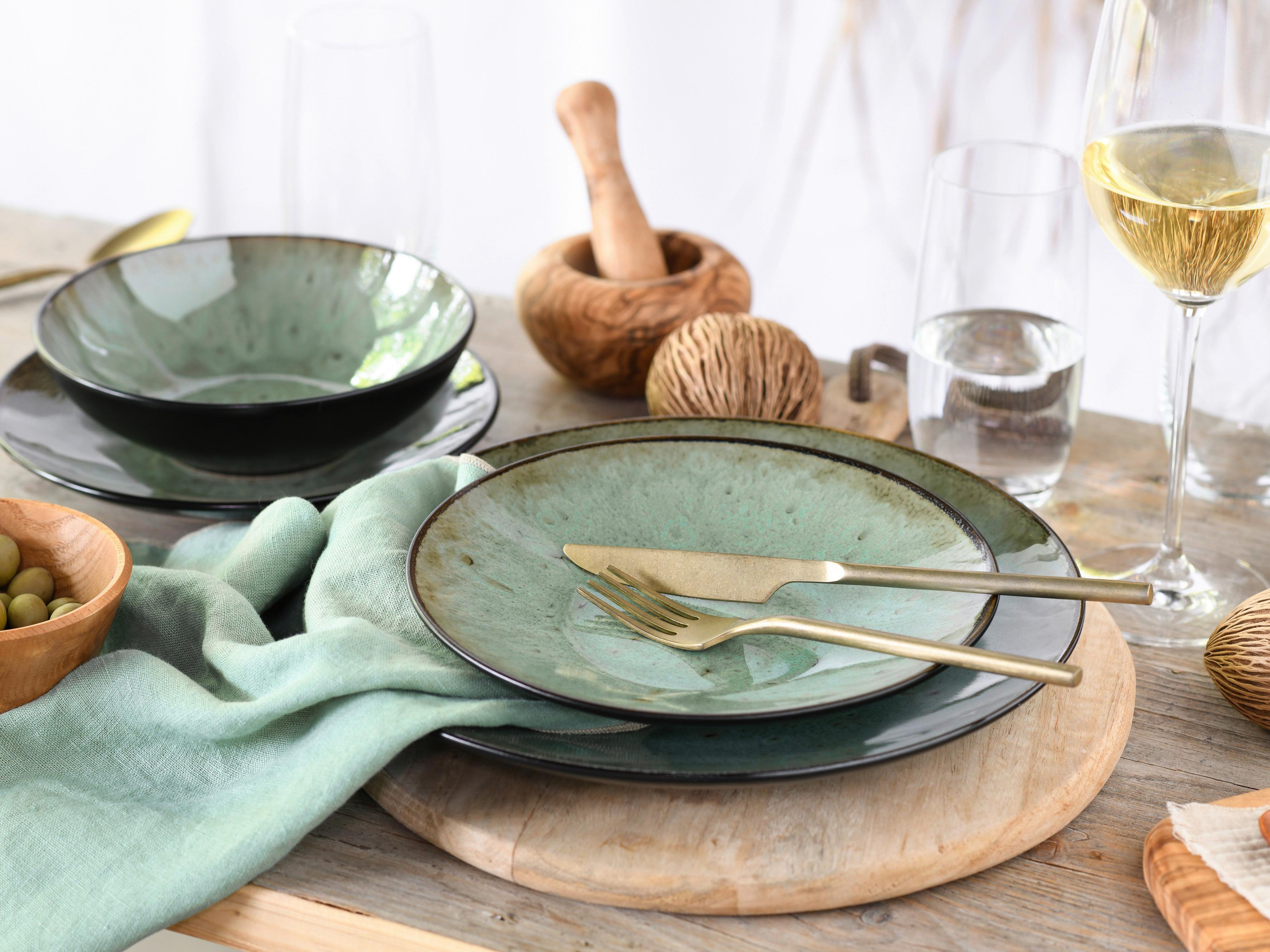 Kombiservice Jawa Keramik 4 Personen Geschirr Set - Multicolor, Trend, Keramik (40/26/31cm) - Creatable