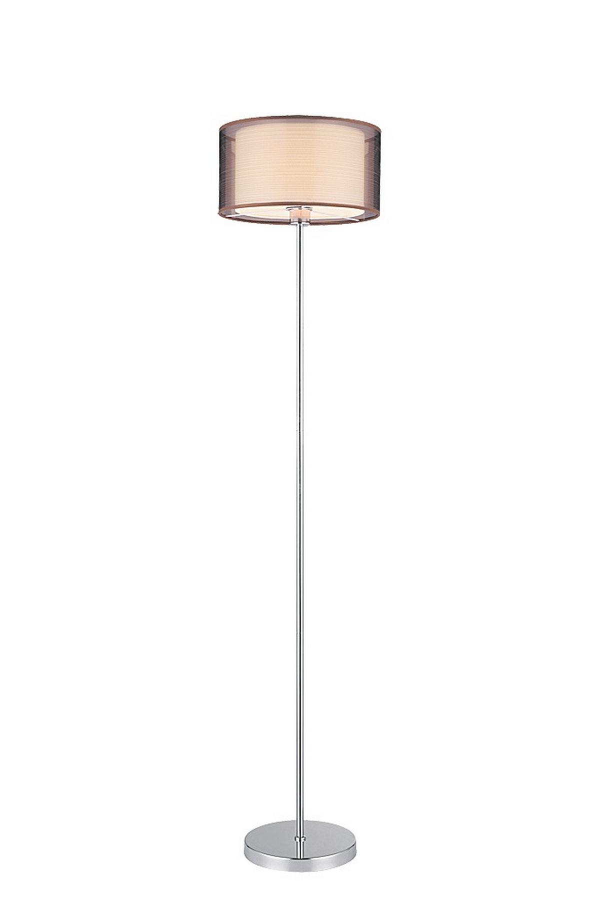 Állólámpa Anastasia - ezüstszínű, Basics, fém (157cm)