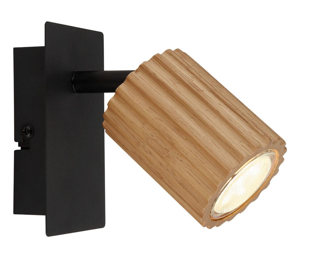 Strahler 57037-1 Wenzel - Dunkelbraun/Schwarz, Natur, Holz/Metall (8/13/13,5cm) - Globo