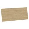 Bett-Kopfteil Unit 105 cm Holzwerkstoff Eichefarben - Eichefarben, KONVENTIONELL, Holzwerkstoff (105/45,5/1,6cm) - Ondega