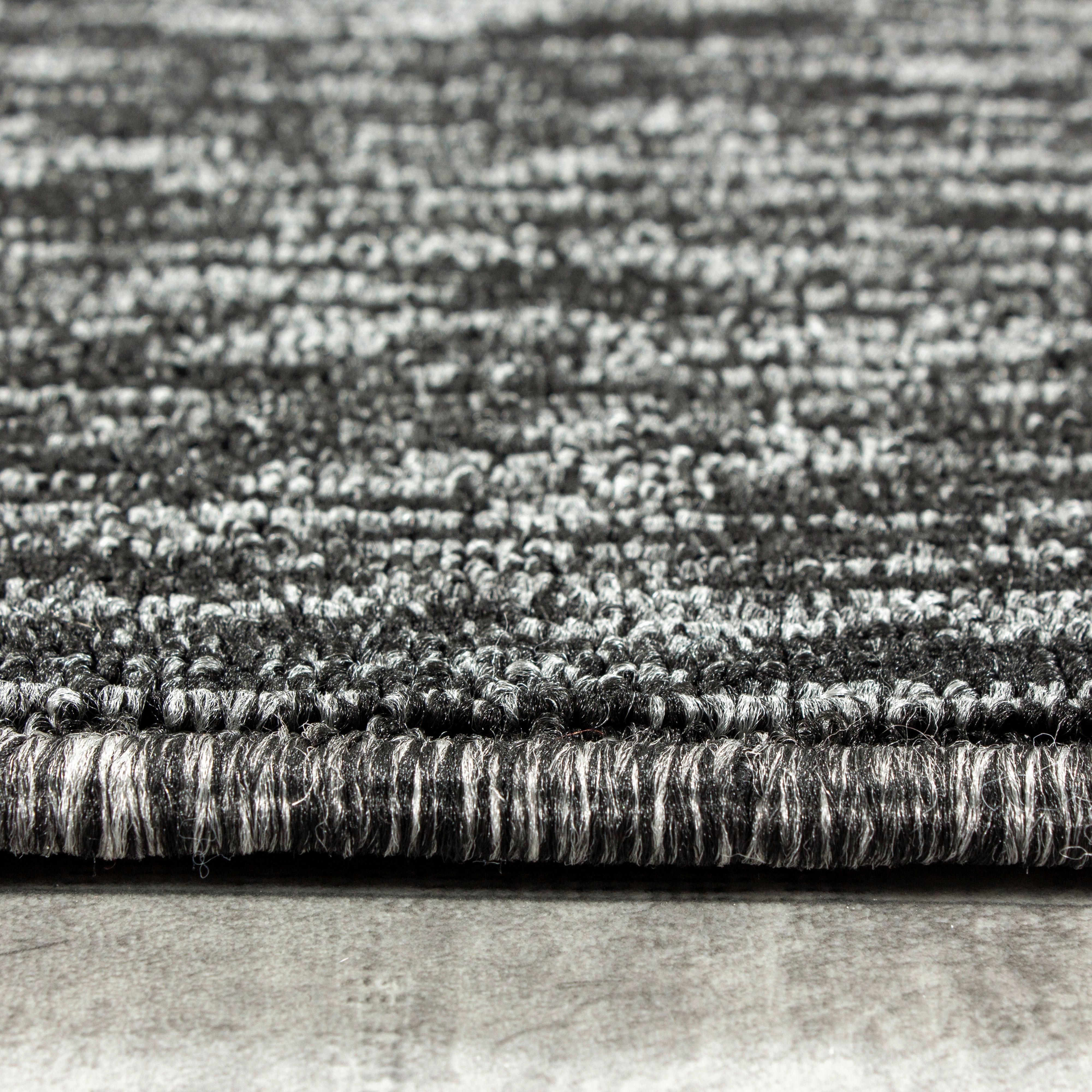 Läufer Nizza - Anthrazit, KONVENTIONELL, Textil (80/250cm)