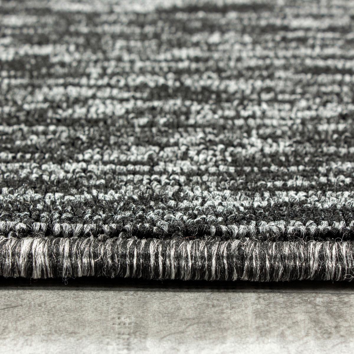Webteppich Anthrazit Naturfaser Nizza 240x340 cm - Anthrazit, KONVENTIONELL, Textil (240/340cm)