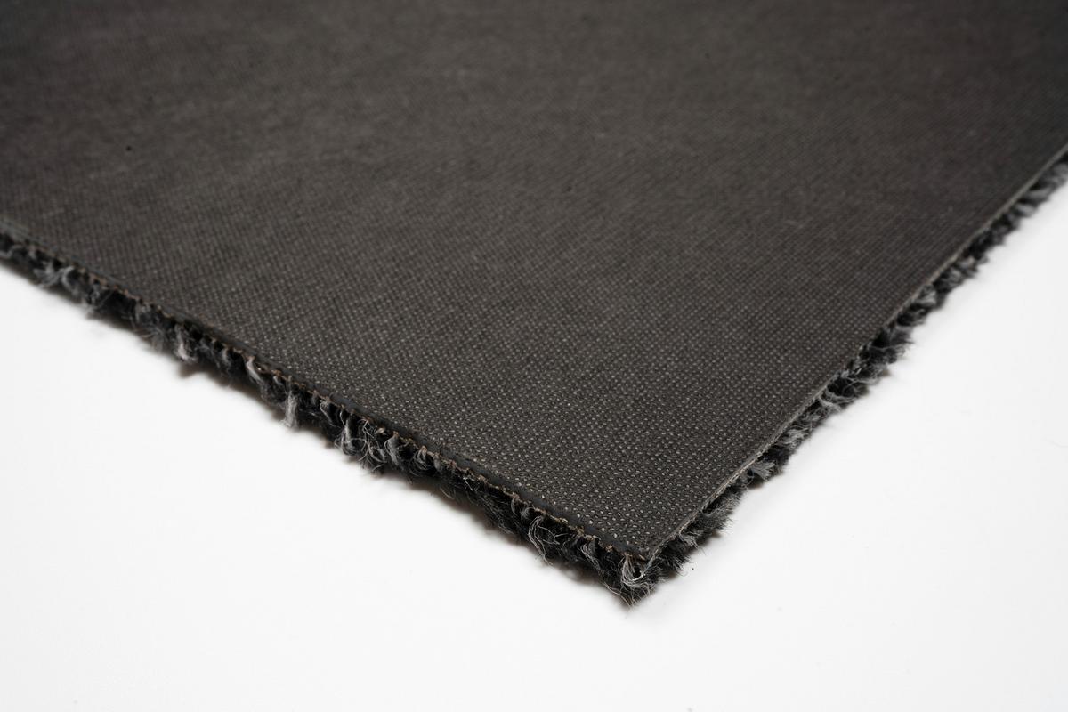 Teppichfliese Anthrazit Amalfi 50x50 cm Florhöhe 5 mm - Anthrazit, Basics, Textil (50/50cm)