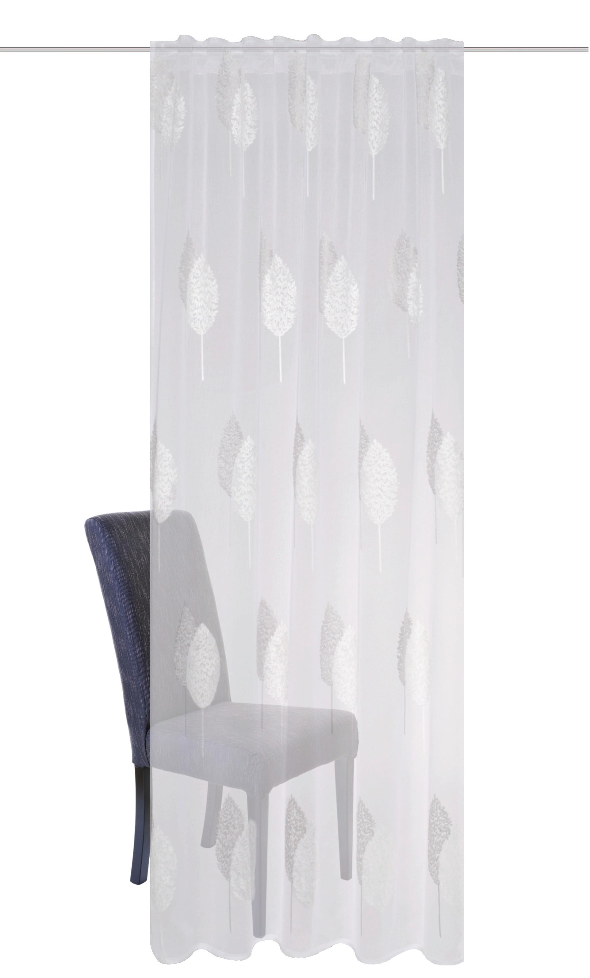 Fertigvorhang Alavaro Grau - Grau, Basics, Textil (140/245cm) - Schmidt W. Gmbh