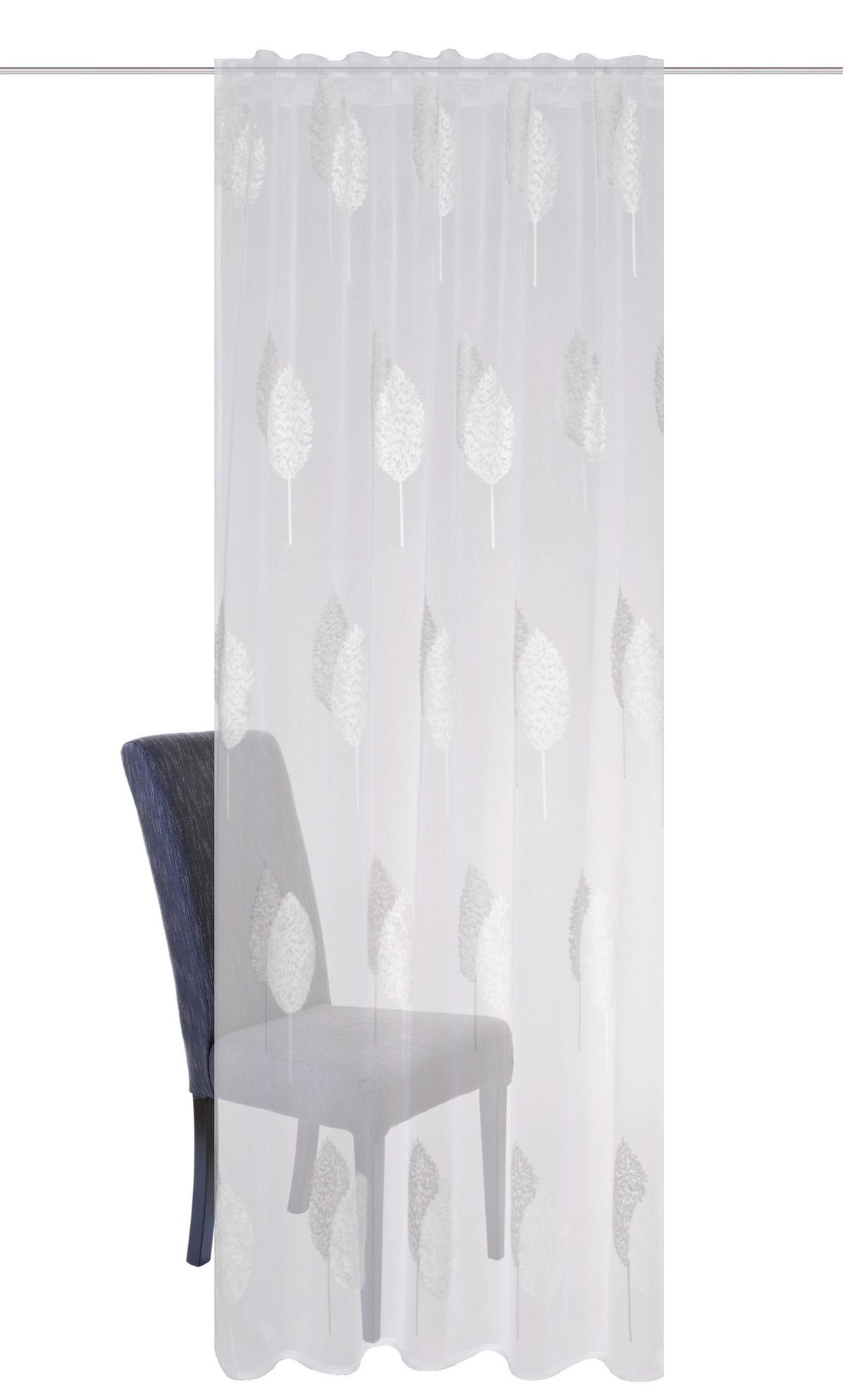 Fertigvorhang Alavaro Grau - Grau, Basics, Textil (140/245cm) - Schmidt W. Gmbh