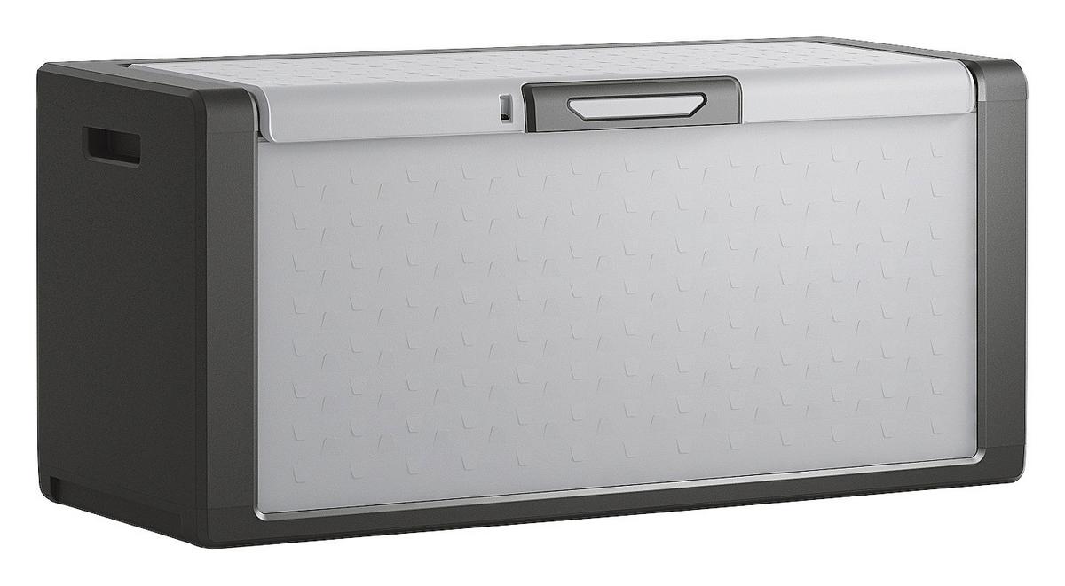Kissenbox wasserdicht Titan 118x55x49 cm 300 L Grau - Schwarz/Grau, Basics, Kunststoff (118/55/49cm) - Keter