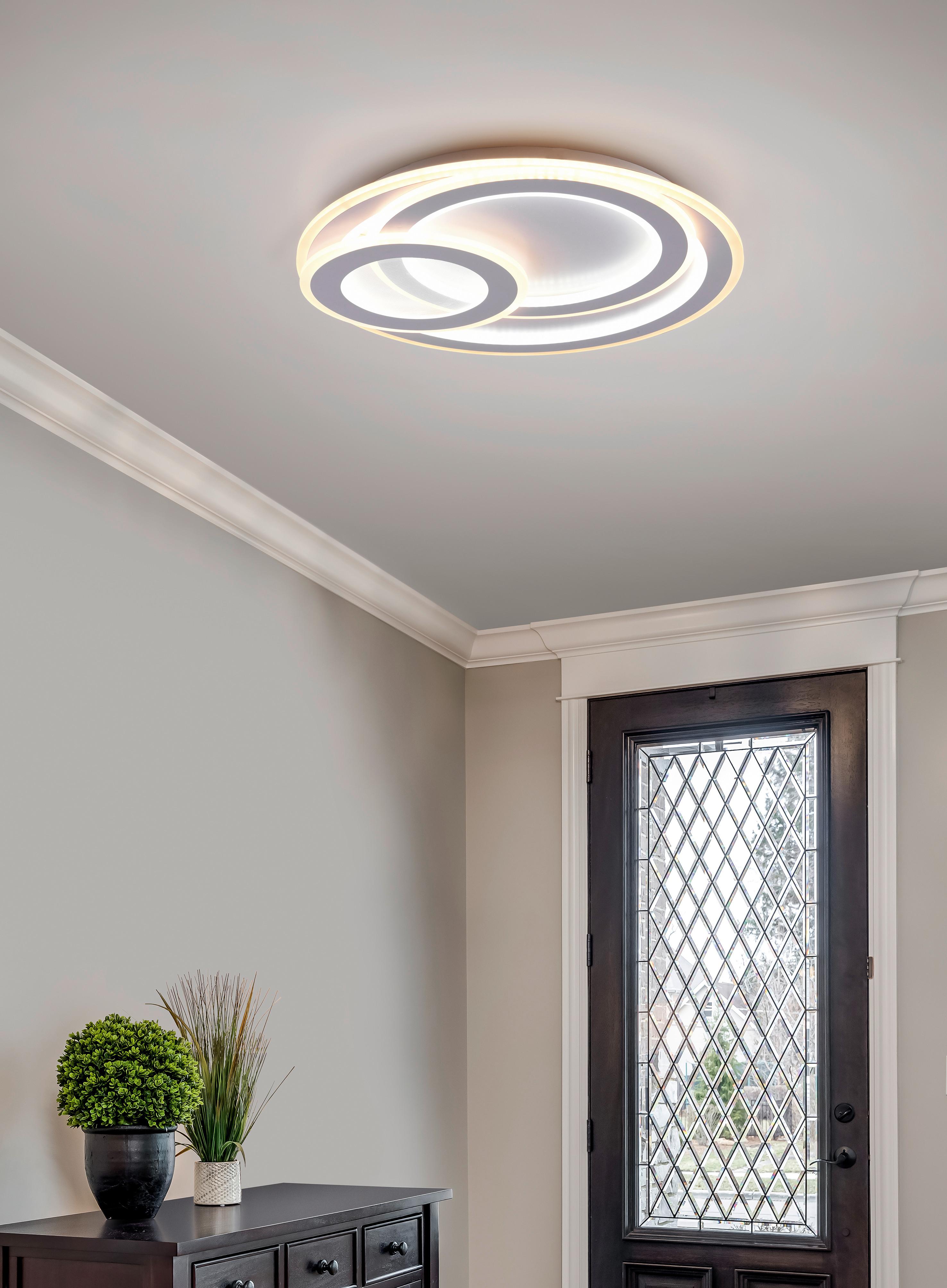 LED-Deckenleuchte 629210331 Mita - Weiß, Design, Metall (51/7cm) - Trio Leuchten