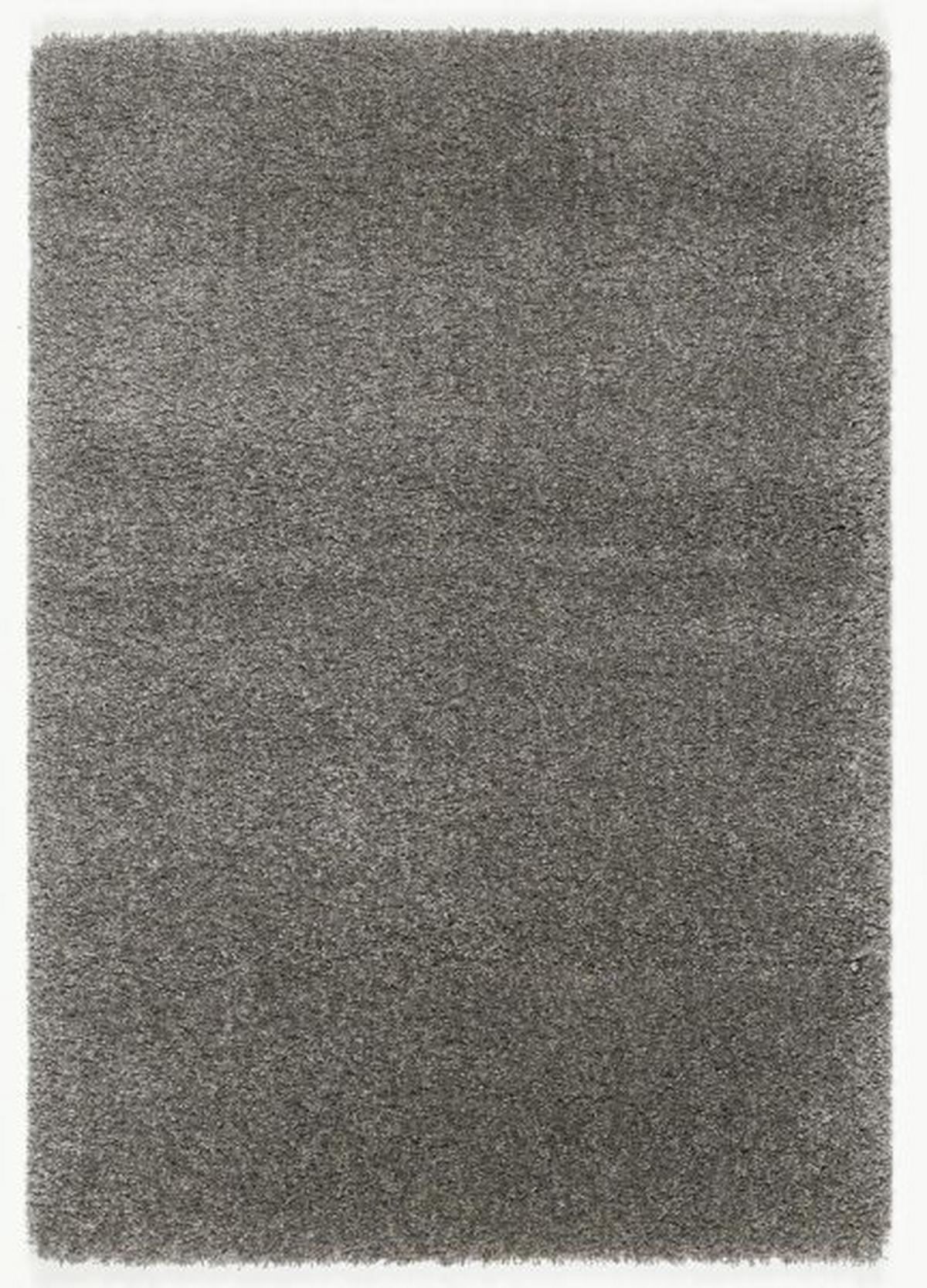 Hochflorteppich Fashion Shaggy Grau 160x230 cm - Grau, Basics, Textil (160/230cm) - Novel