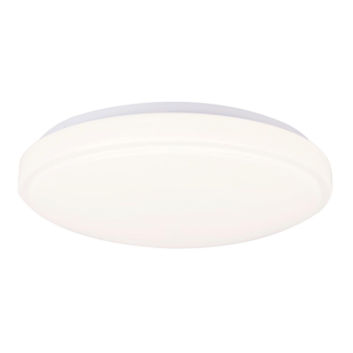 LED-DECKENLEUCHTE 13-20369 JASPER - Weiß, KONVENTIONELL, Kunststoff/Metall (38/38/8.5cm)