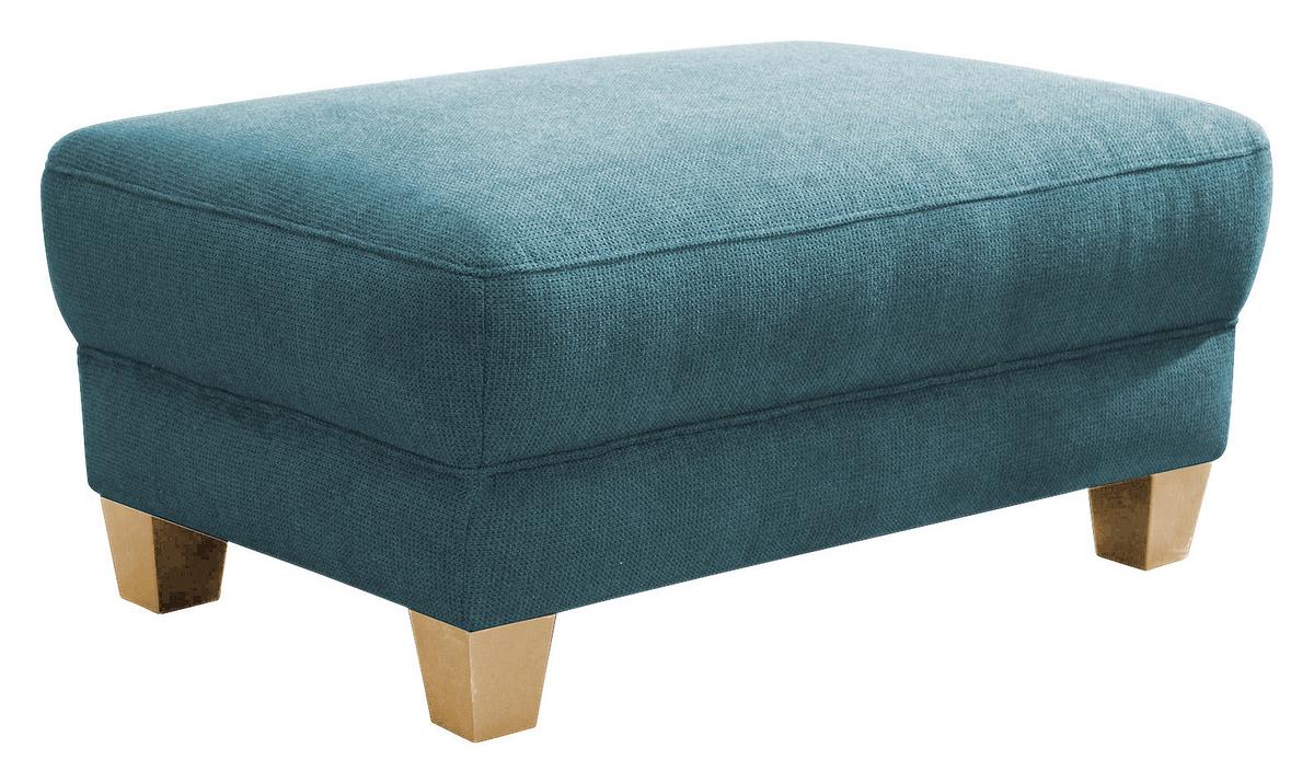 Hocker Gotland petrol, 101x45x66 cm - Petrol/Naturfarben, KONVENTIONELL, Textil (101/45/66cm) - Sit & More
