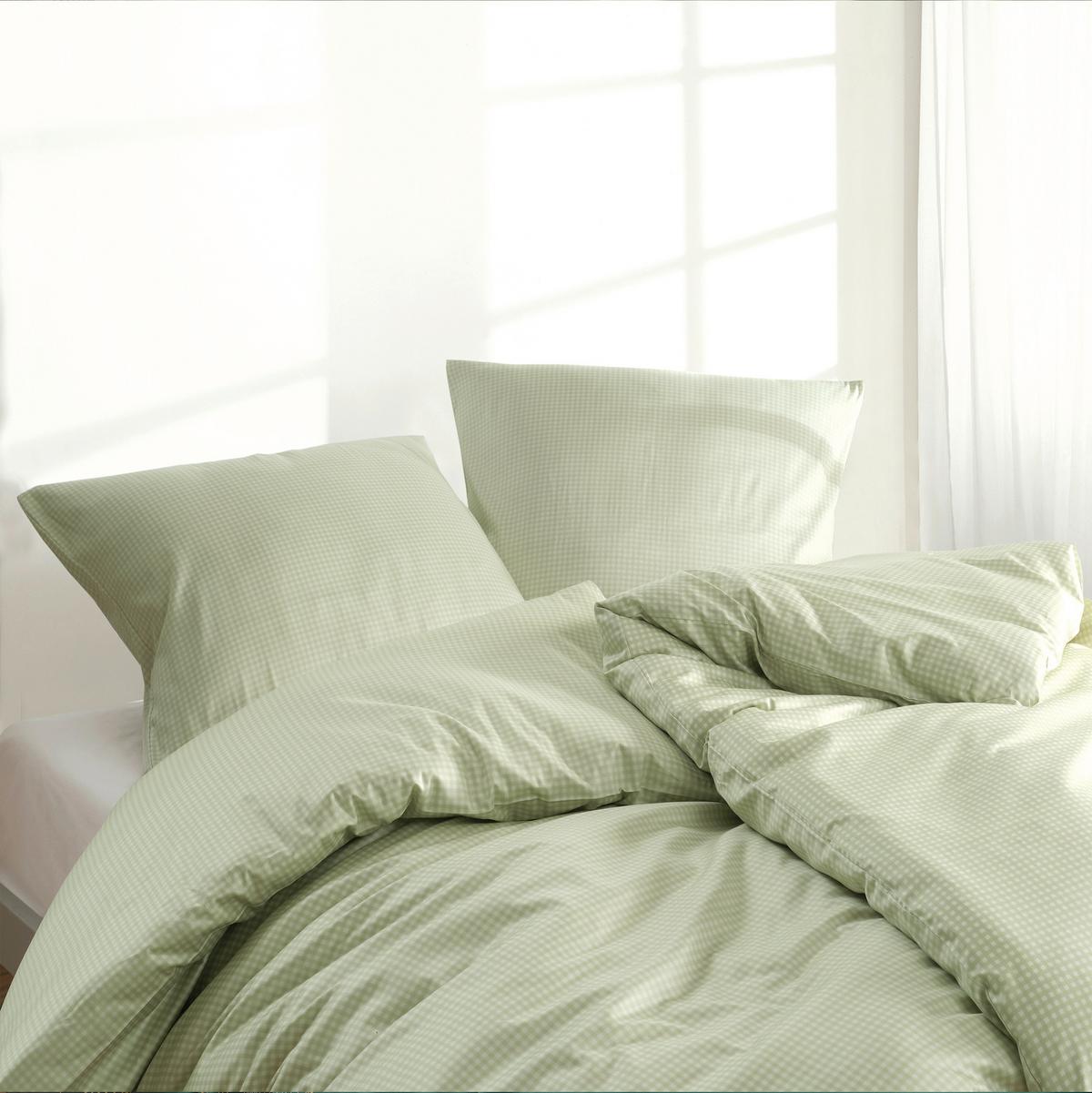 POVLEČENÍ S41.005.KARO FIVE SALBEI - šalvějově zelená, Basics, textil (140/200cm) - Florella