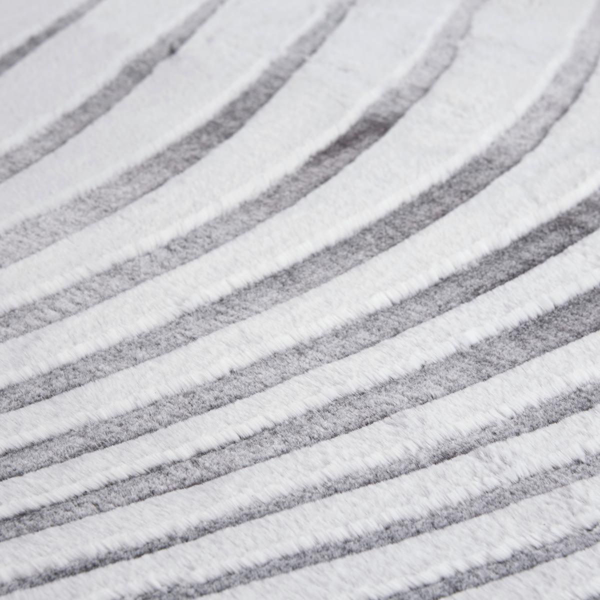 Fellteppich Veronika Grau/weiß 160x220 Cm - Grau, ROMANTIK / LANDHAUS, Textil (160/220cm) - James Wood
