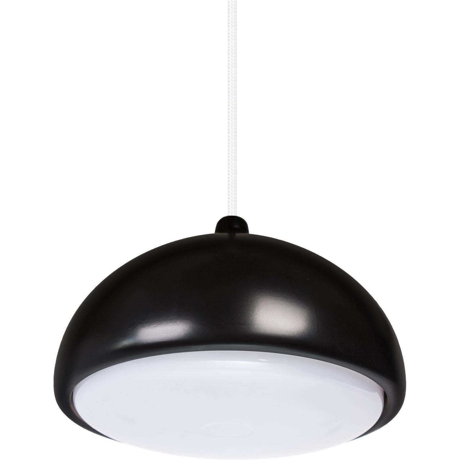 Hängeleuchte 8550239 Acorn II - Schwarz/Weiß, Design, Holz (22,5/90-140cm)