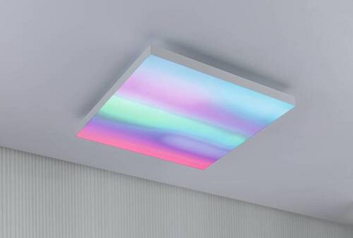 Led-paneel L: 45 Cm Dimmbar - Weiß, Basics, Metall (45/45/6,4cm) - Paulmann