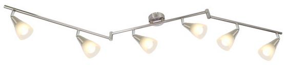 Strahler 6-flammig - KONVENTIONELL, Glas/Metall (145/19,5cm) - Ombra Strahler 6-flammig - KONVENTIONELL, Glas/Metall (145/19,5cm) - Ombra