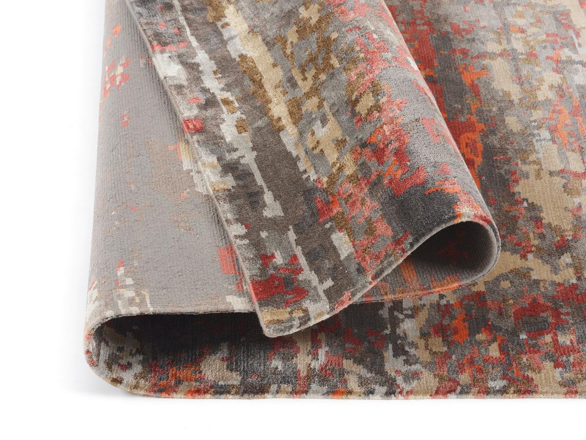 Orientalischer Webteppich Grau/orange/beige 250x350 Cm - Beige/Orange, Design, Textil (250/350cm) - Musterring