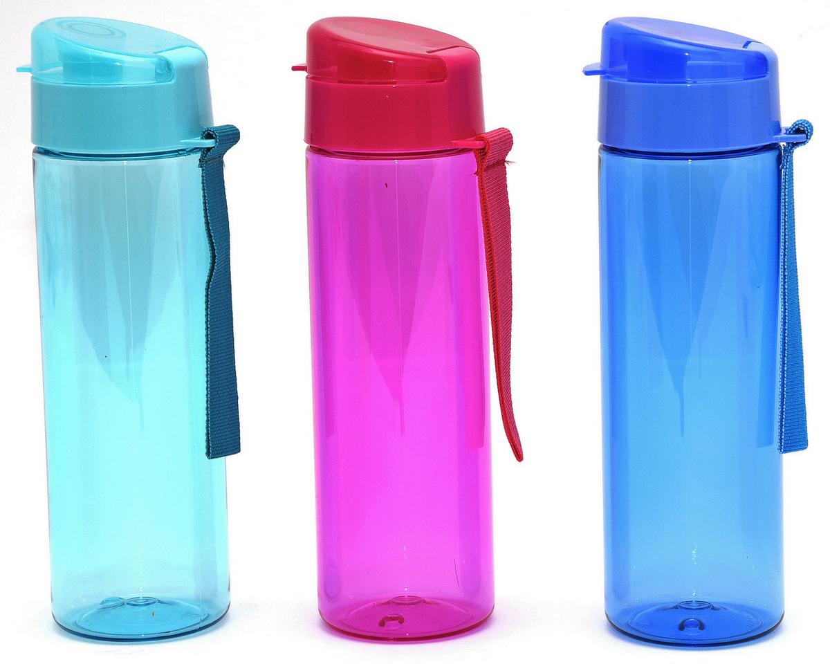 Trinkflasche Tritan 30597 - Türkis/Blau, Kunststoff (7/23cm)