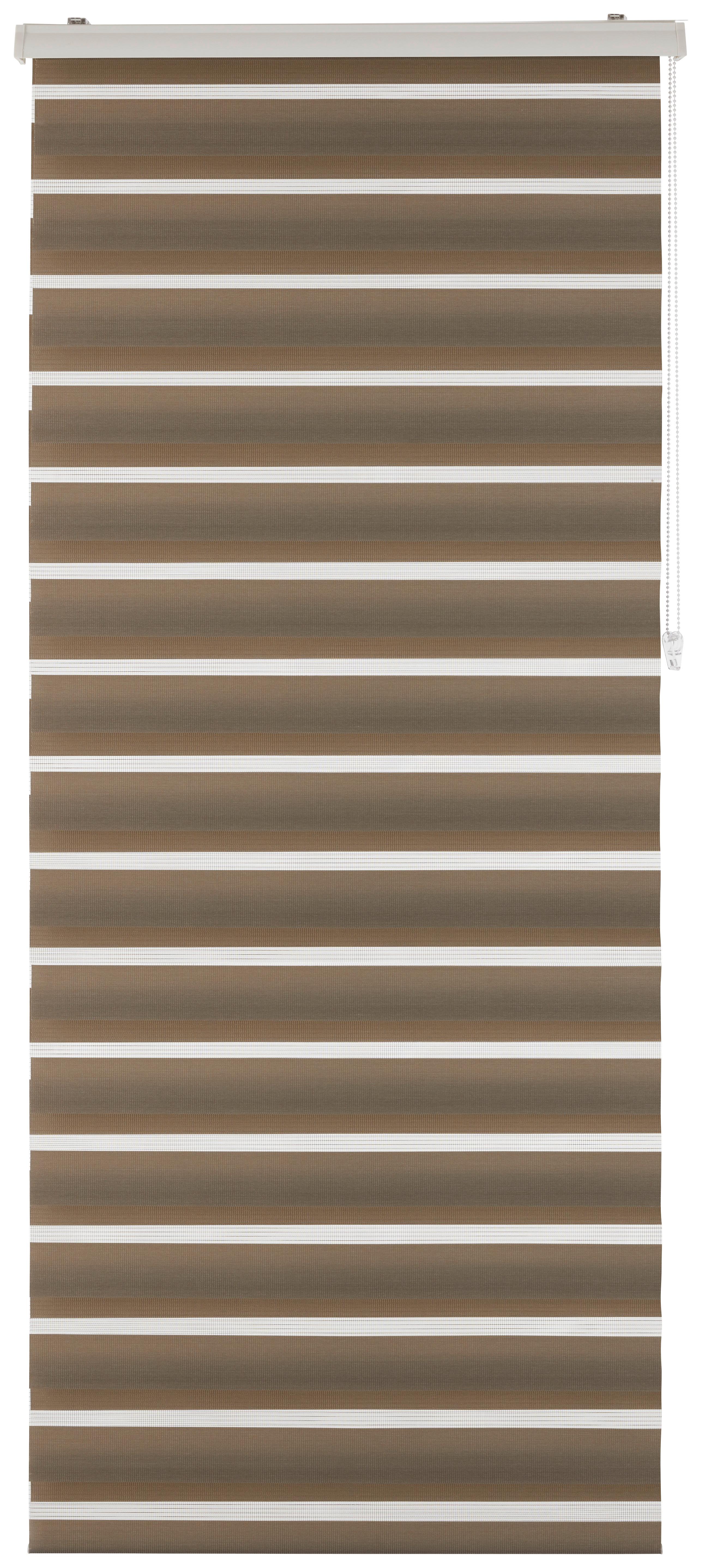 Dvojitá roleta Thomas, 90/210cm, šedohnědá - šedohnědá, textil/plast (90/210cm) - Premium Living