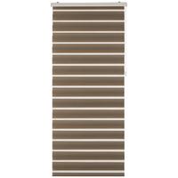 Dvojitá roleta Thomas, 90/210cm, šedohnědá - šedohnědá, textil/plast (90/210cm) - Premium Living