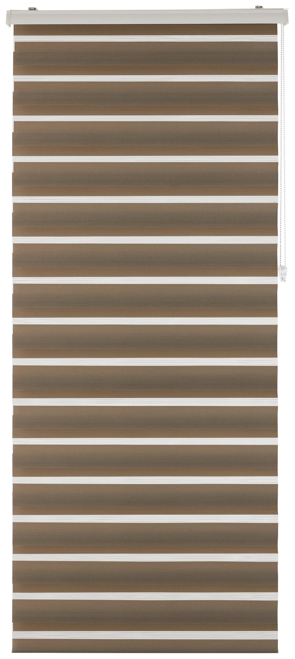 Dvojitá roleta Thomas, 90/210cm, šedohnědá - šedohnědá, textil/plast (90/210cm) - Premium Living