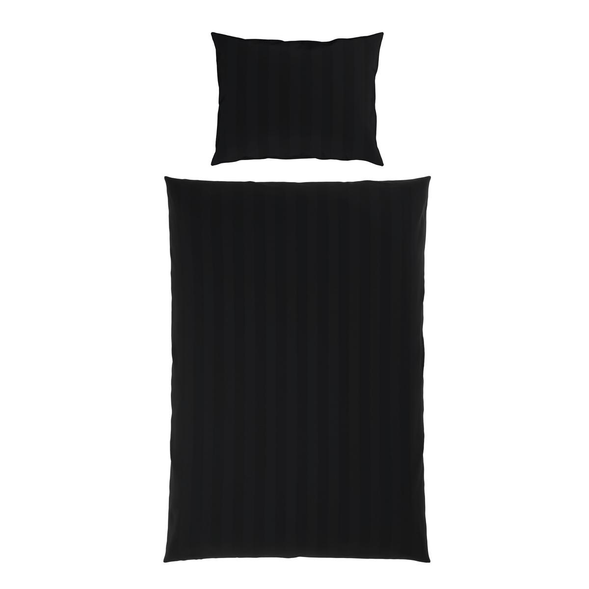 POSTEĽNÁ BIELIZEŇ XENIA STREIF - čierna, Modern, textil (140/200cm) - Premium Living