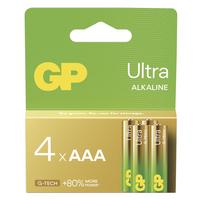 BATERIE B02114_GP BATÉRIA ULTRA AAA 4 - šedá/bílá, Basics (1.1/1.1/4.5cm)