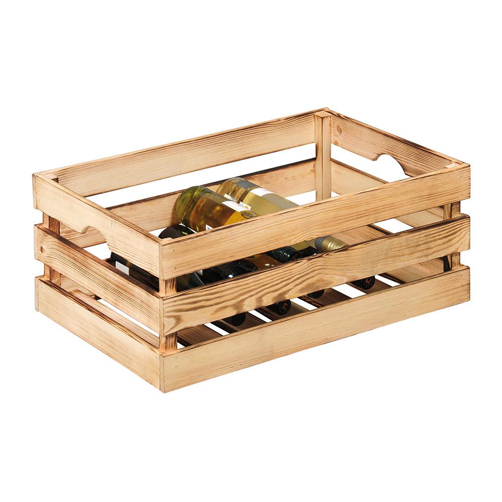 Dekokiste Holz Kieferfarben mit Griffen