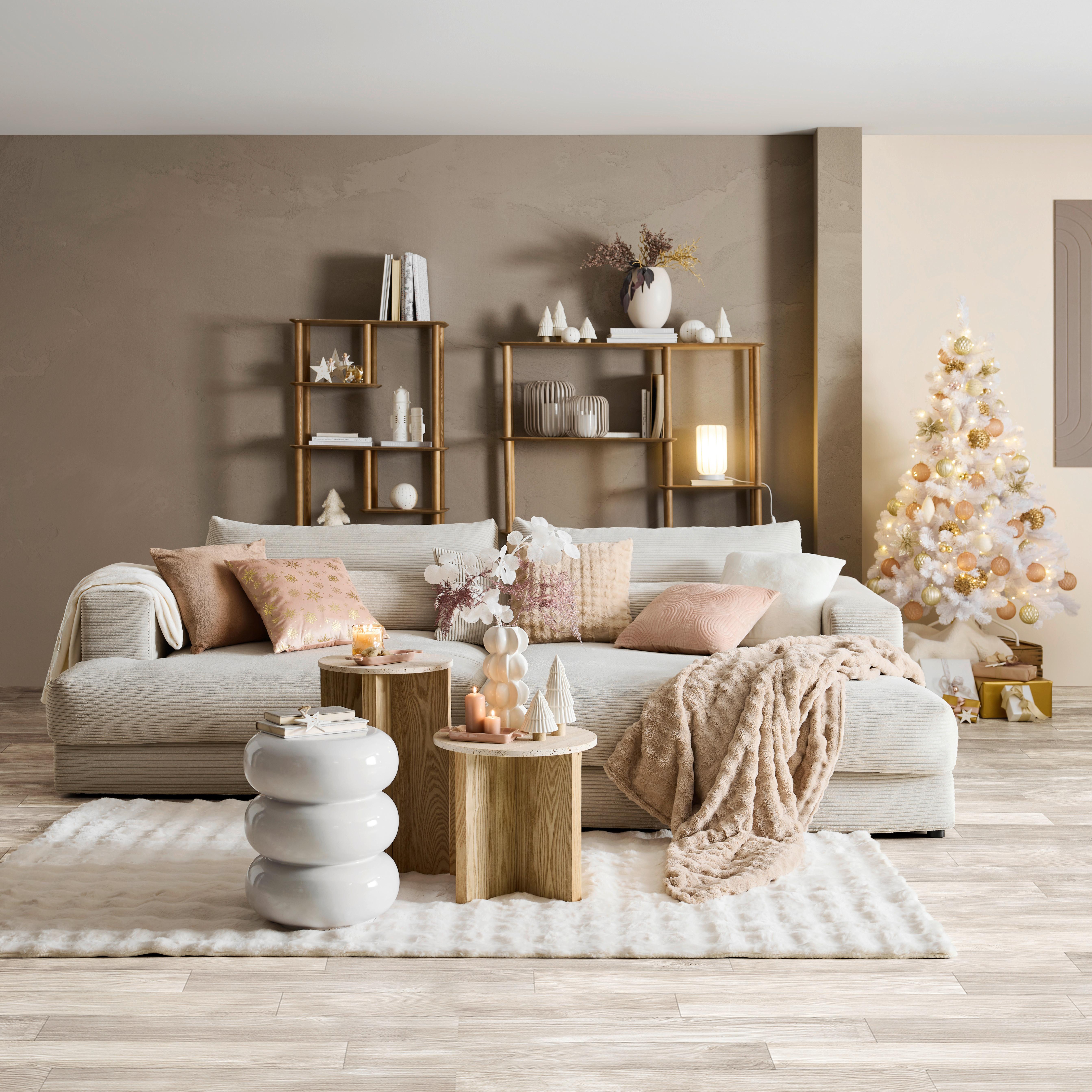 DEKA BUBBLE - světle hnědá, textil (150/200cm) - Mömax
