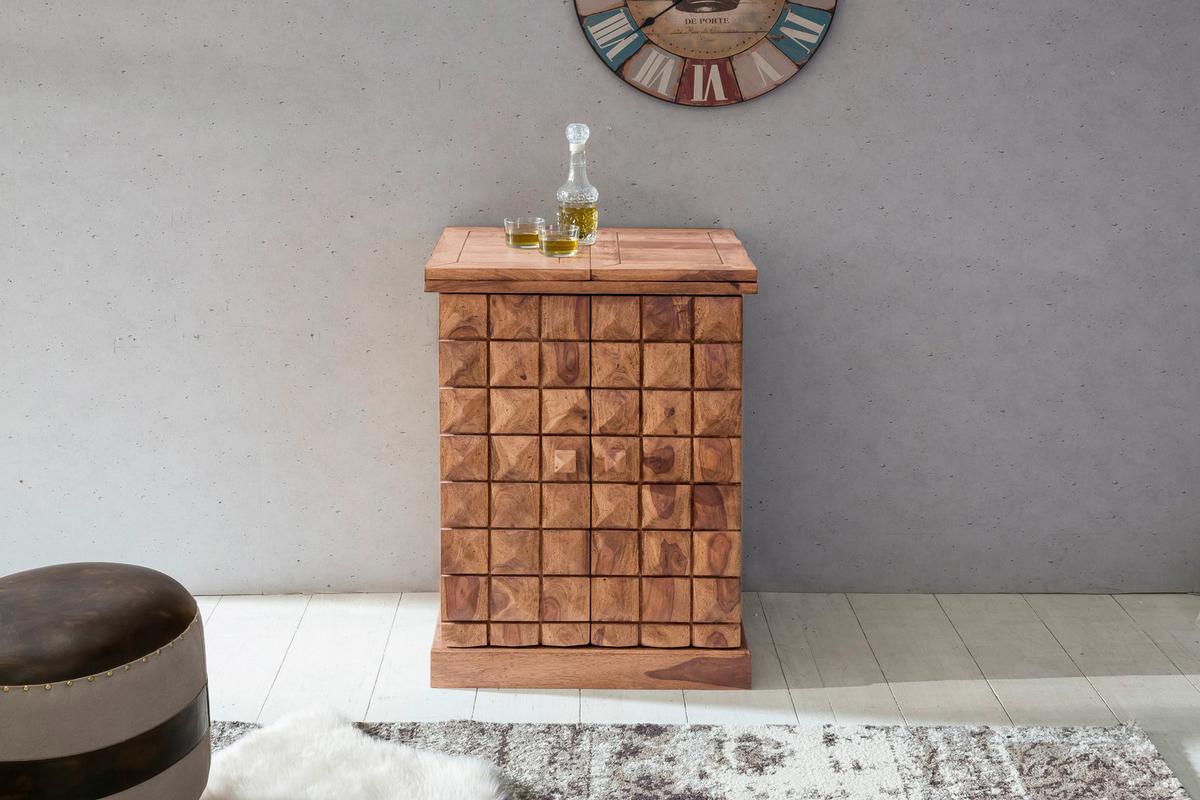 Barschrank Wl1.736 - Akaziefarben, Design, Holz (65/91/50cm) - MID.YOU