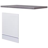 Predné čelo na umývačku riadu Neo biela + prac. doska - biela, Modern, kompozitné drevo (110/60cm) - FlexWell