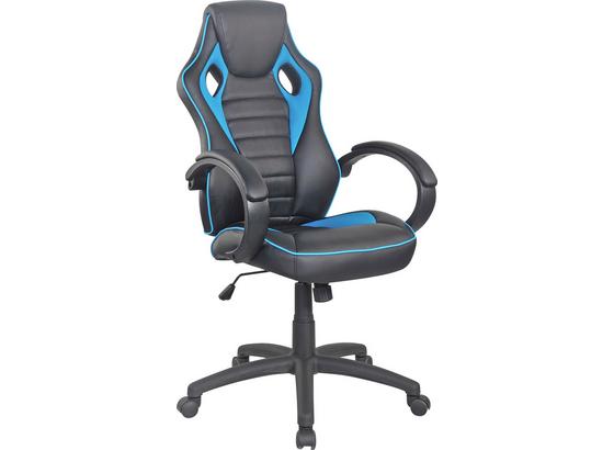 Főnöki Szék Speedy - Olajkék/Fekete, modern, Műanyag/Fém (61/110-120/63cm) Főnöki Szék Speedy - Olajkék/Fekete, modern, Műanyag/Fém (61/110-120/63cm)