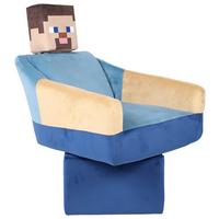 Polstersessel mit Armlehnen Minecraft Stoffbezug Bunt - Blau/Multicolor, MODERN, Textil (69/96/75cm) - Minecraft
