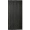 Akustický panel GRACE 2ks/sada - čierna, Modern, drevo/kompozitné drevo (60,5/120/2,2cm) - Mömax